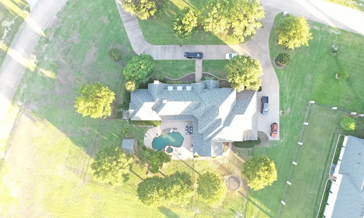 New shingle roof installation on a home in Corrales